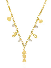 Carregar imagem no visualizador da galeria, https://febijus.bwimg.com.br/febijus/produtos/choker-folheado-a-ouro-18k-peixes-com-buzios-e-cristais-1767729906.9177.jpg