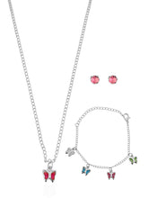 Carregar imagem no visualizador da galeria, https://febijus.bwimg.com.br/febijus/produtos/conjunto-infantil-colar-pulseira-e-brinco-folheado-a-ouro-18k-e-prata-borboletas-de-cristal-1766170053.2665.jpg