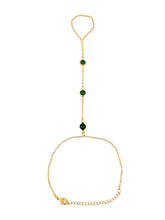 Carregar imagem no visualizador da galeria, https://febijus.bwimg.com.br/febijus/produtos/hand-chain-folheada-a-ouro-18k-cristais-verdes-1762373415.5691.jpg