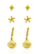 Carregar imagem no visualizador da galeria, https://febijus.bwimg.com.br/febijus/produtos/trio-de-brinco-folheado-a-ouro-18k-conchas-com-estrela-do-mar-1768238806.7127.jpg