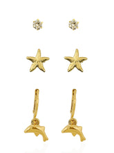 Carregar imagem no visualizador da galeria, https://febijus.bwimg.com.br/febijus/produtos/trio-de-brinco-folheado-a-ouro-18k-e-prata-ponto-de-luz-estrela-do-mar-e-peixe-1767617961.4646.jpg